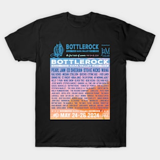 bottle rock festival t shirt T-Shirt